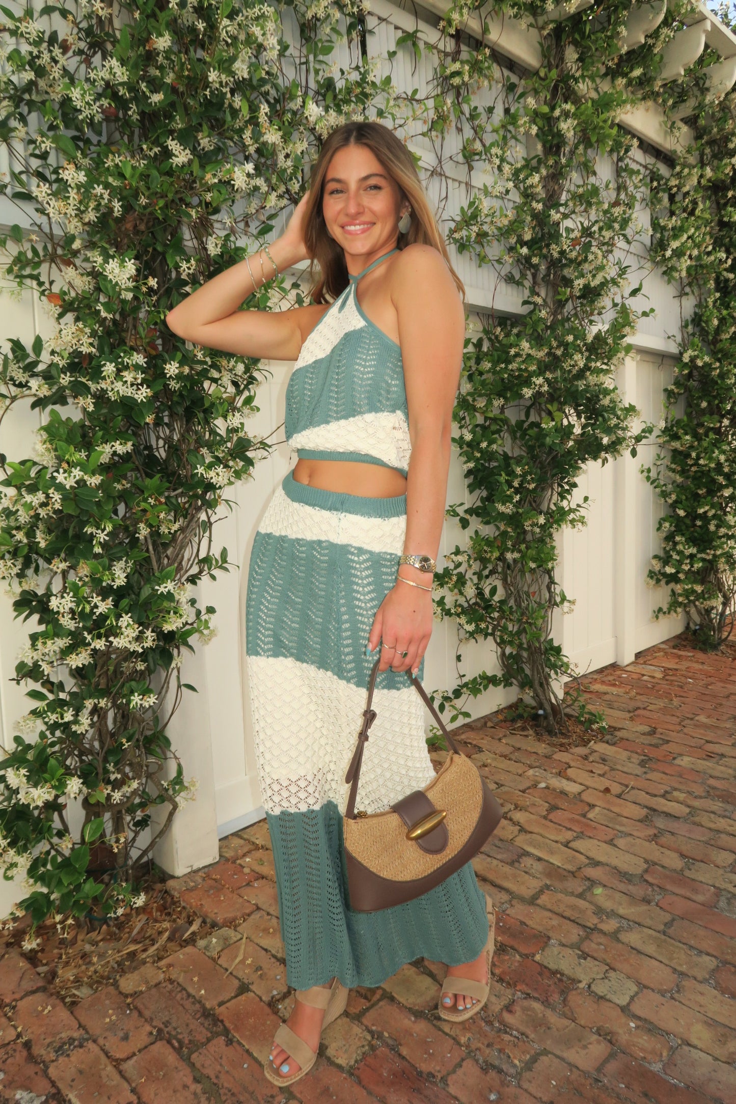 Palm Stripe Set