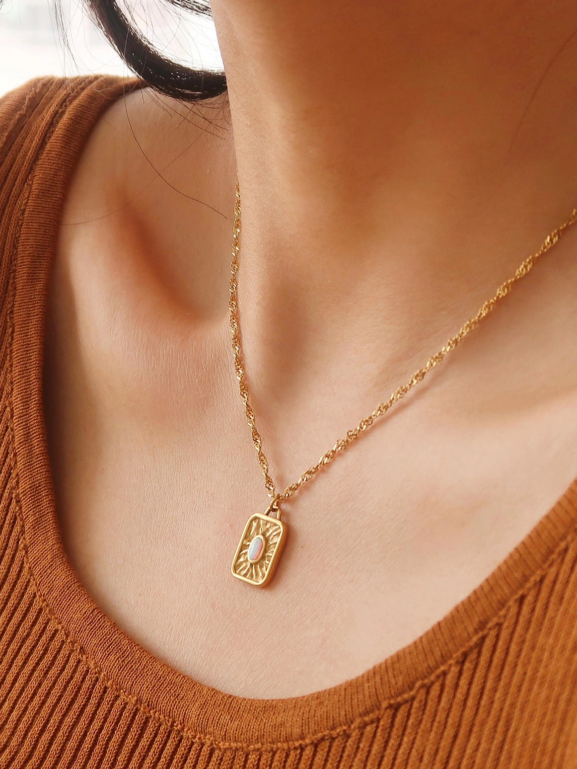 Sun Stone Necklace
