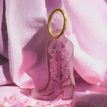 Cowgirl Boot Keychain