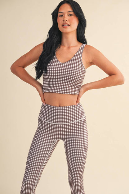 Gingham Aligned Tank