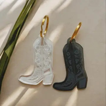 Cowgirl Boot Keychain