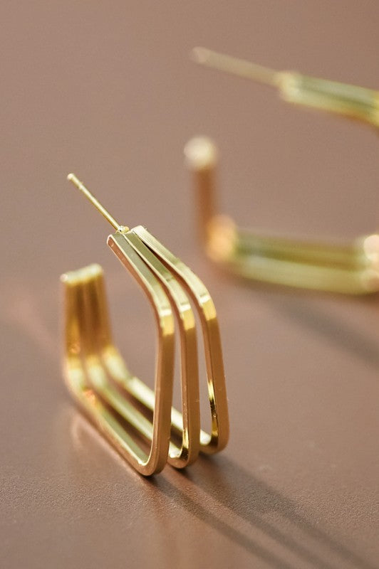 Square Dangle Earring