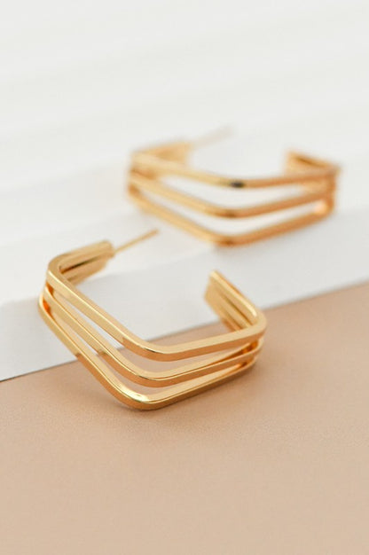 Square Dangle Earring
