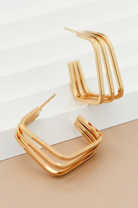 Square Dangle Earring