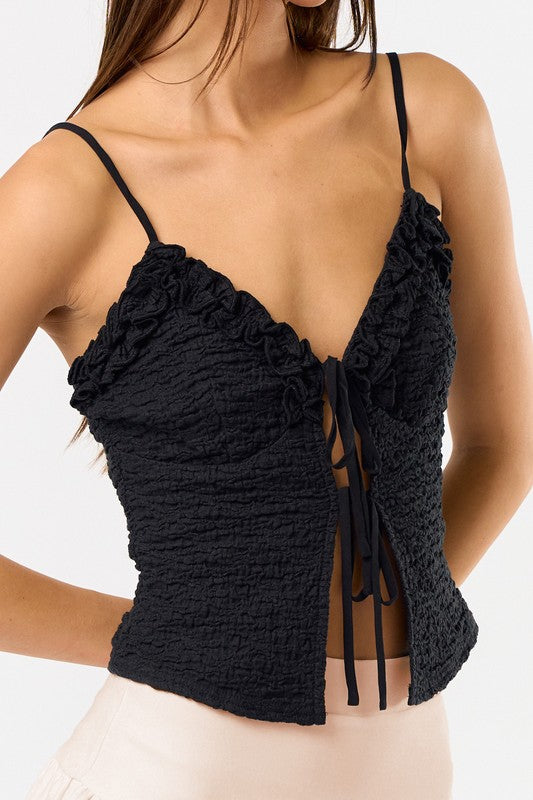 Moonlit Ties Top