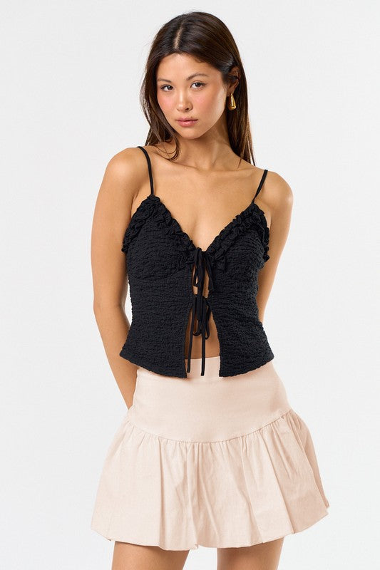 Moonlit Ties Top