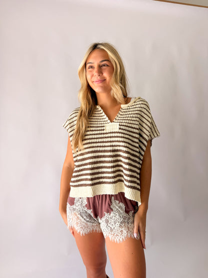 Mocha Sweater Top