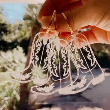 Cowgirl Boot Keychain