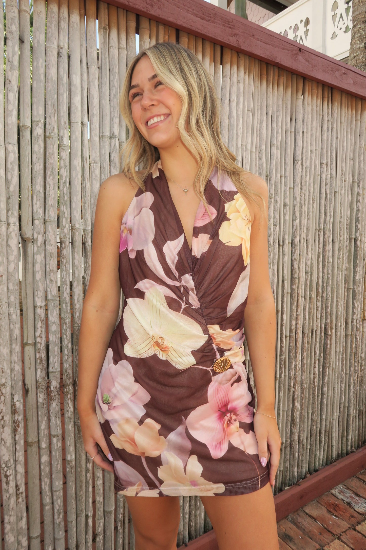 Shell-Kissed Bloom Dress