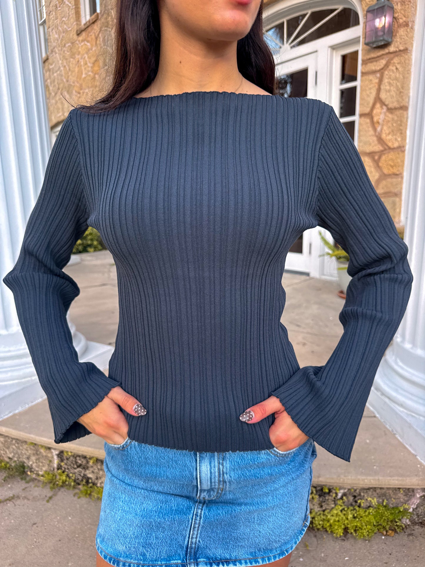 Charcoal Haven Top