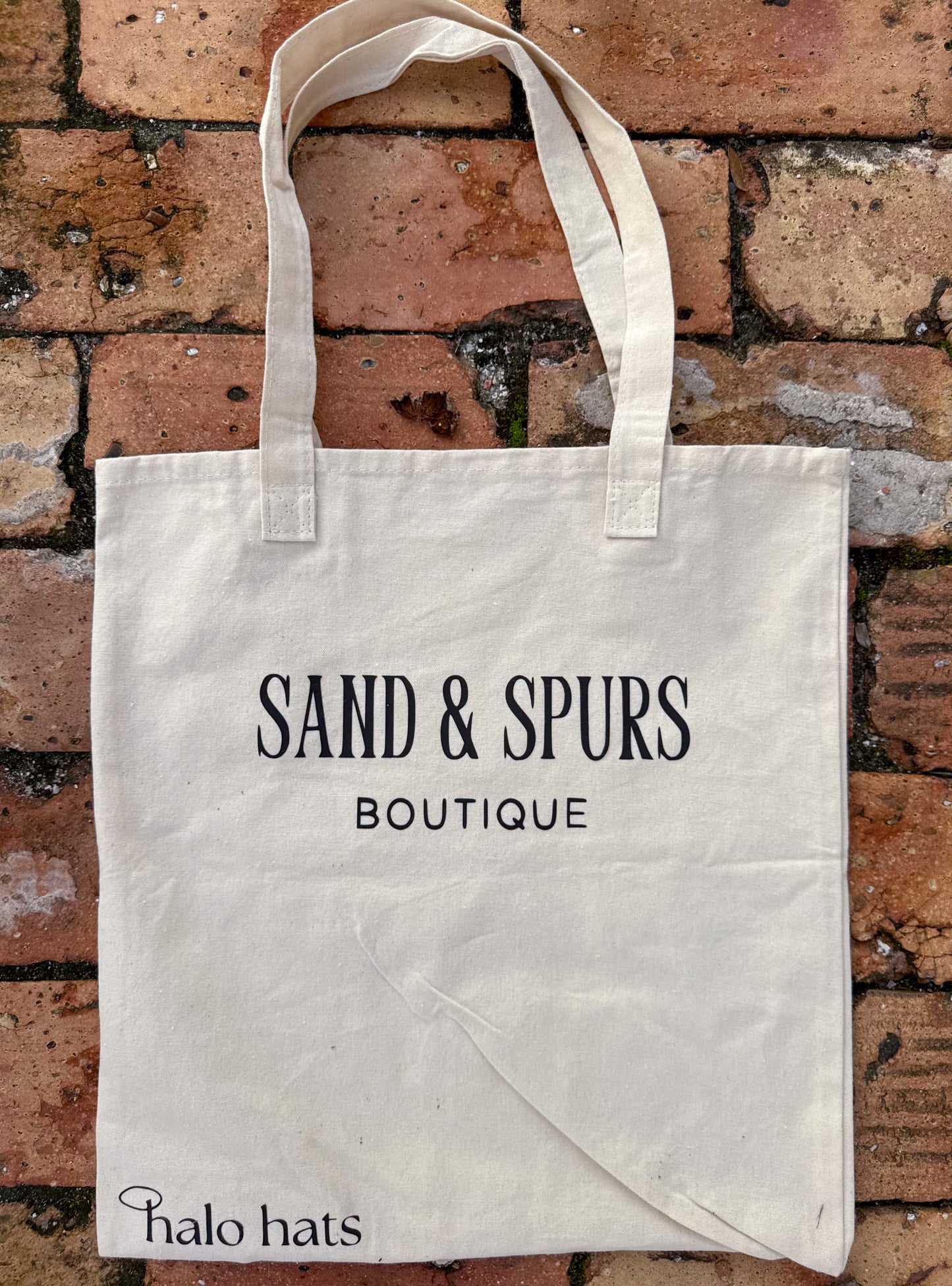 Sand and Spurs Canvas Bag