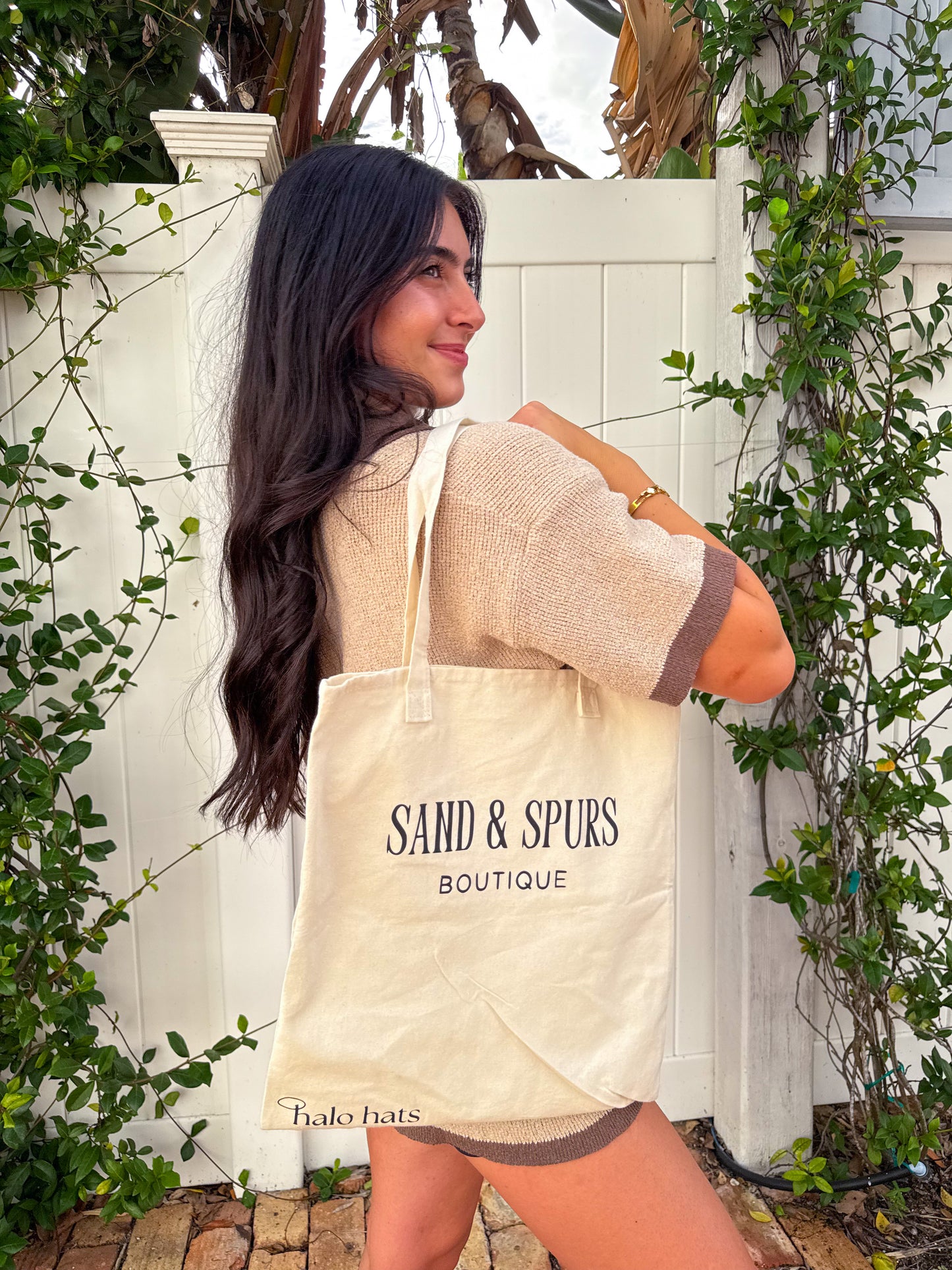 Sand and Spurs Canvas Bag