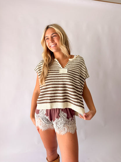 Mocha Sweater Top